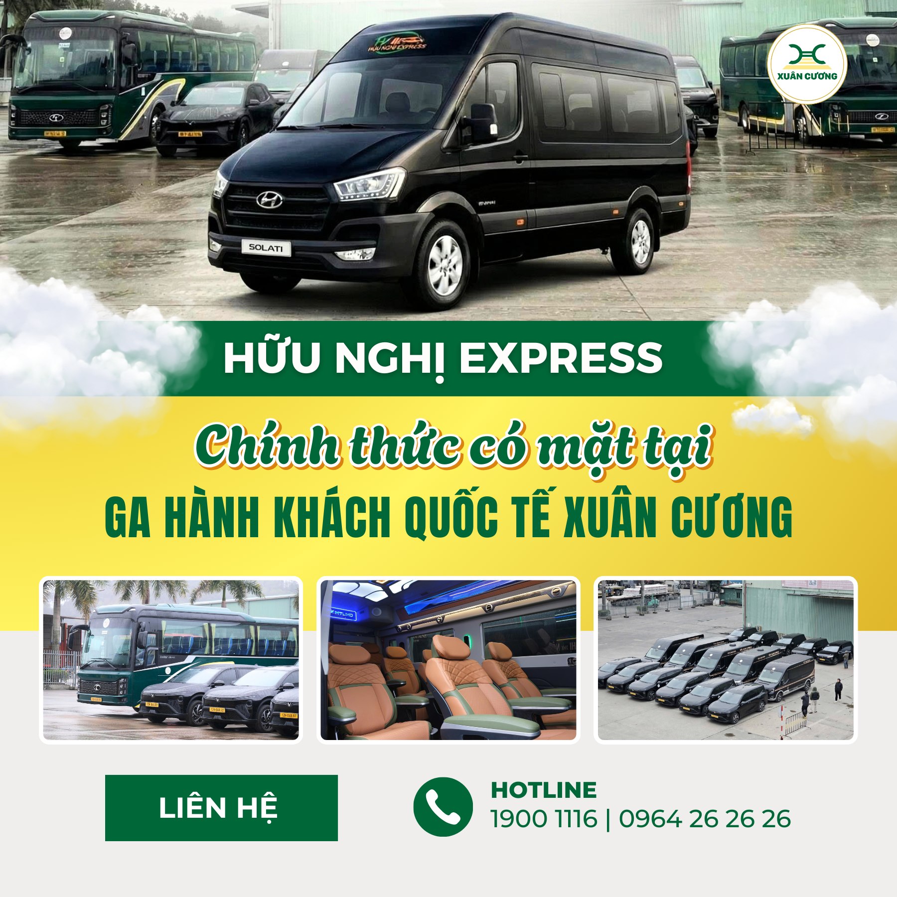 HỮU NGHỊ EXPRESS CHÍNH THỨC “CẬP BẾN” GA HÀNH KHÁCH XUÂN CƯƠNG